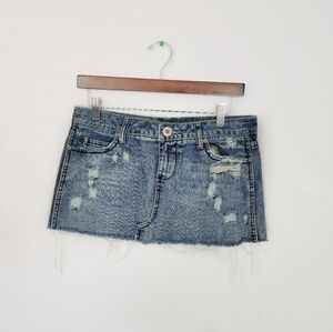 Juniors size 7 Denim micro skirt